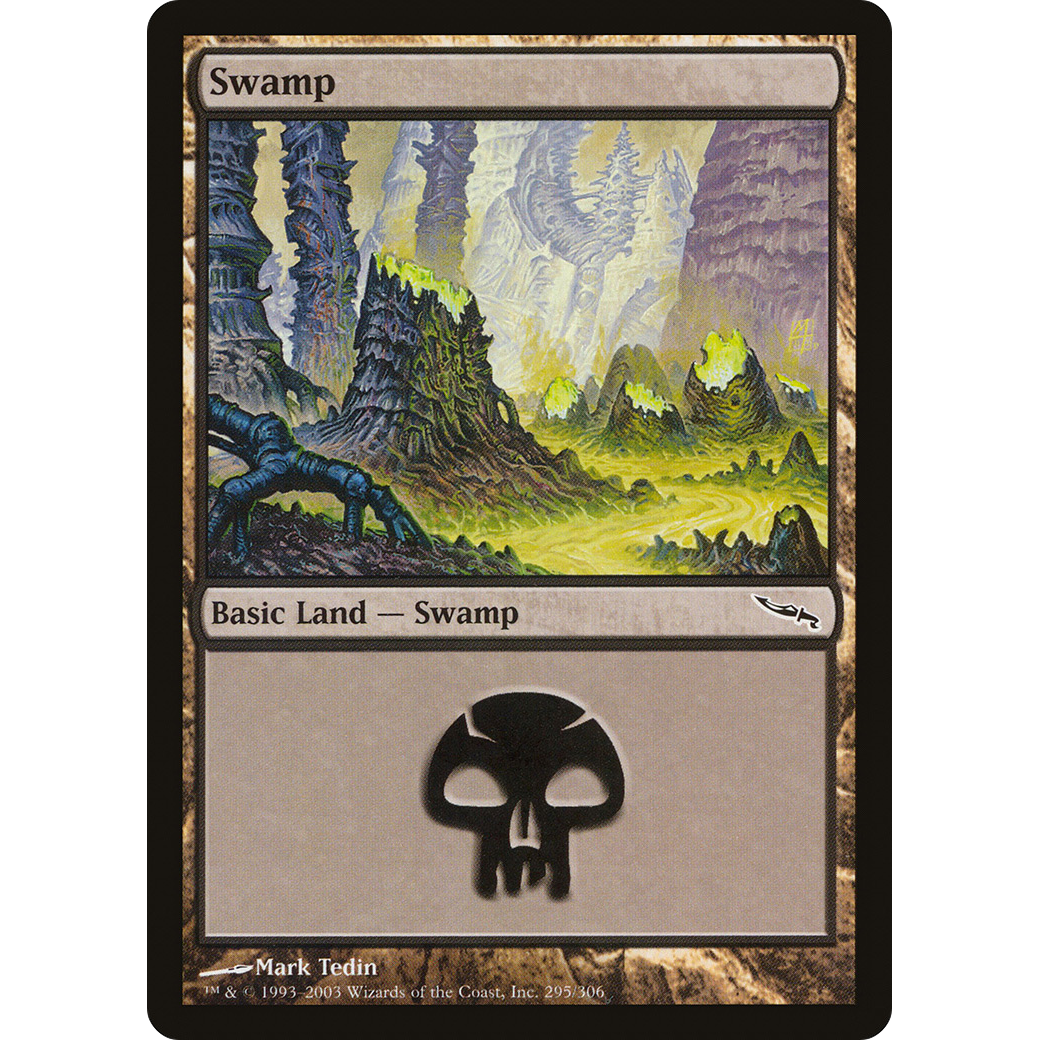 Swamp (295) (MRD-295) - Mirrodin