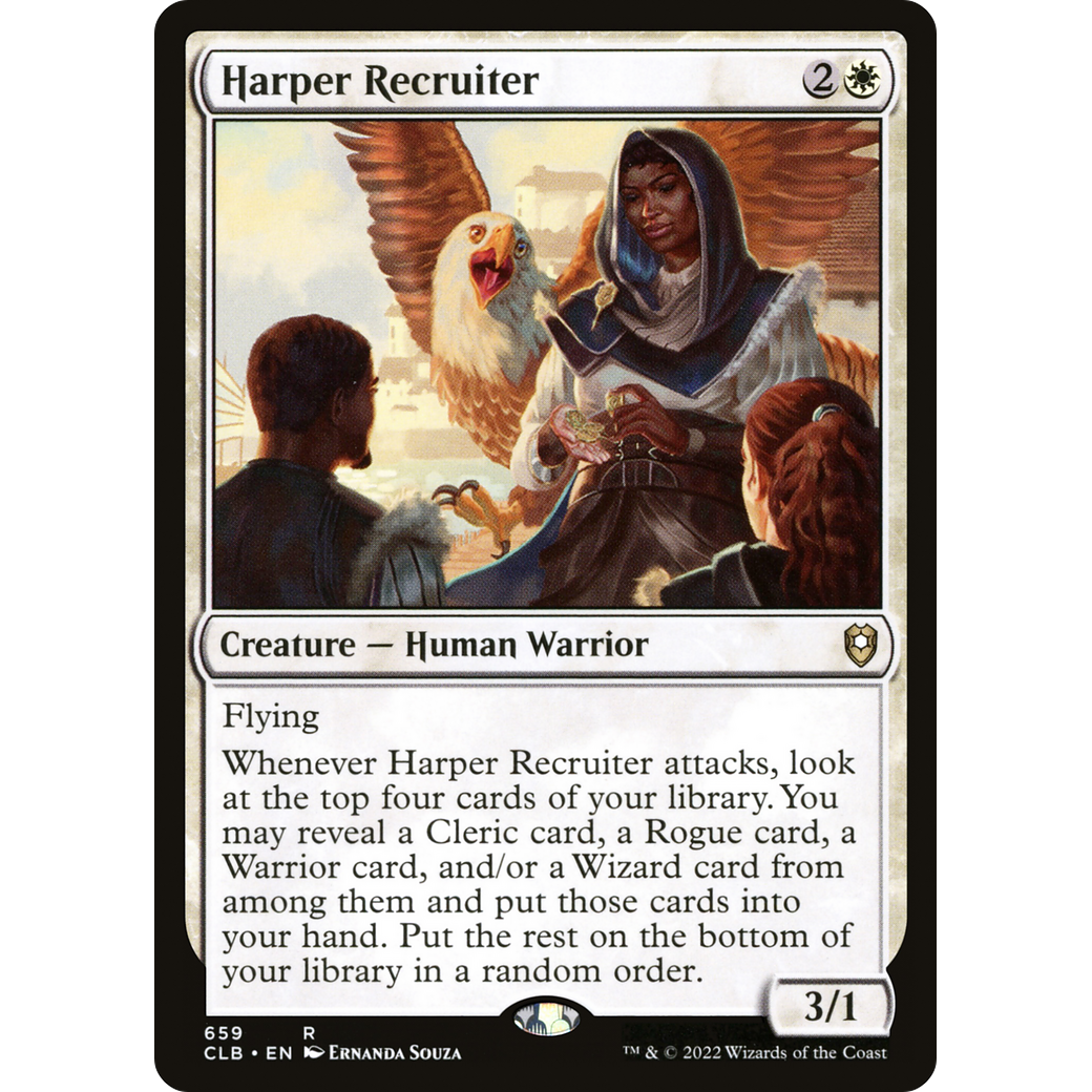 Harper Recruiter (CLB-659) - Commander Legends: Battle for Baldur's Gate