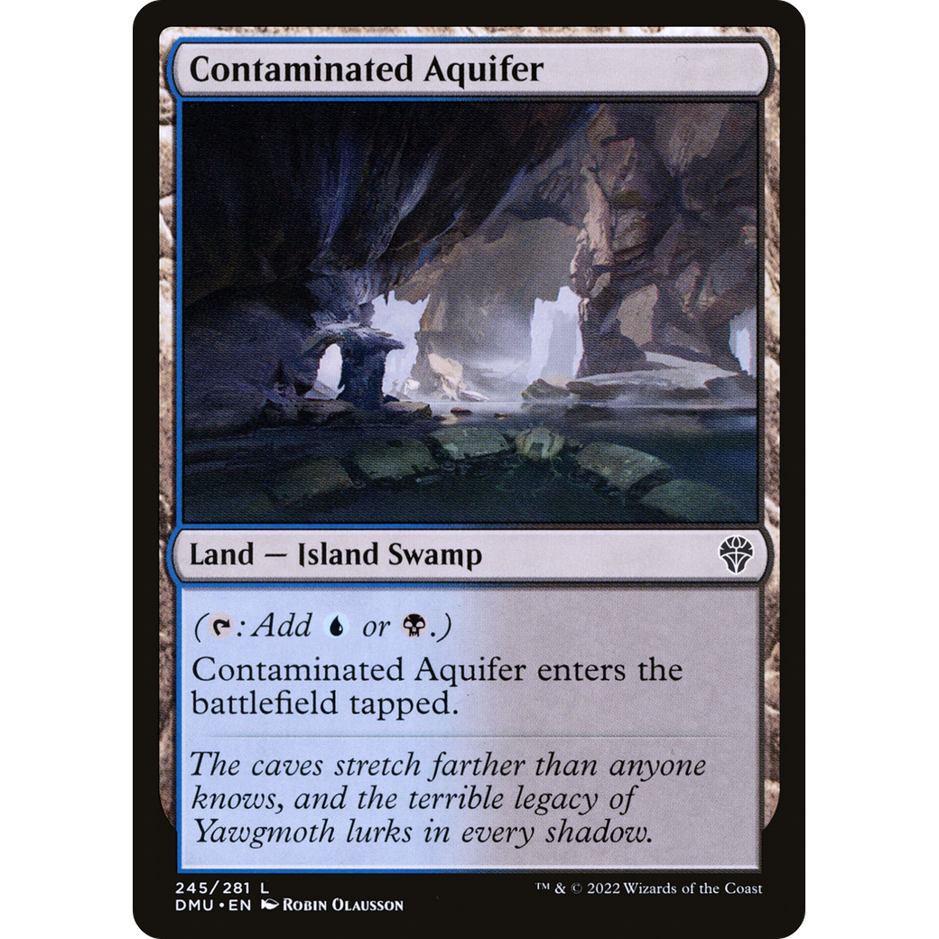 Contaminated Aquifer (DMU-245) - Dominaria United Foil
