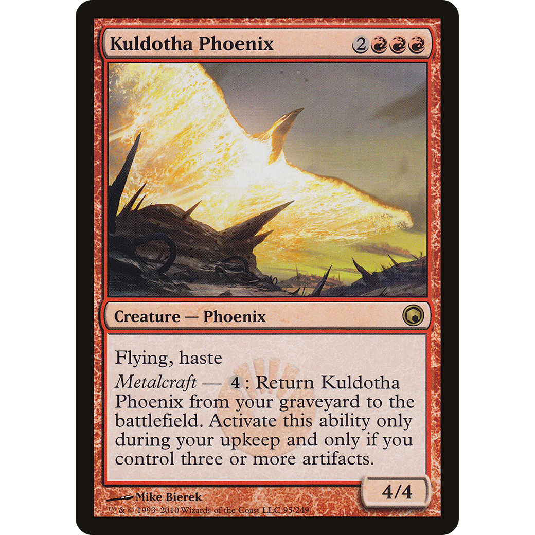 Kuldotha Phoenix (SOM-095) - Scars of Mirrodin Foil