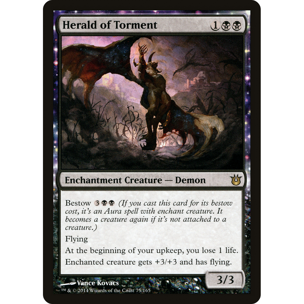 Herald of Torment (BNG-075) - Born of the Gods: (enchantment) Foil