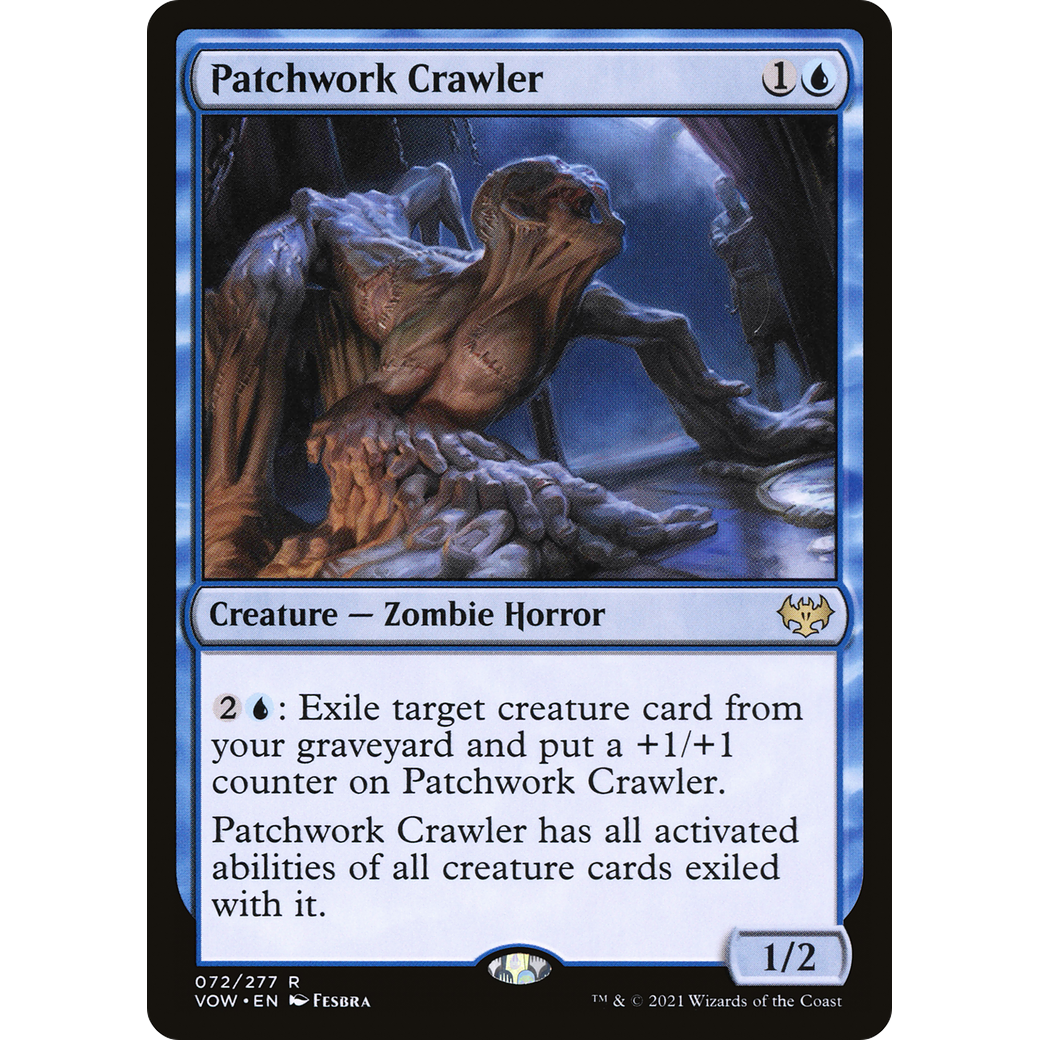 Patchwork Crawler (VOW-072) - Innistrad: Crimson Vow Foil