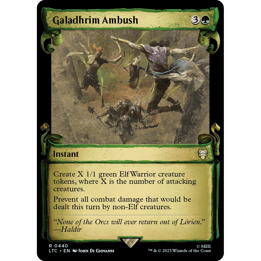 Galadhrim Ambush (LTC-440) - Tales of Middle-earth Commander: (Showcase)