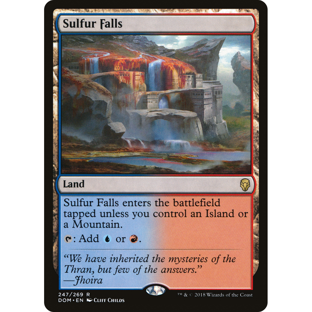 Sulfur Falls (DOM-247) - Dominaria Foil
