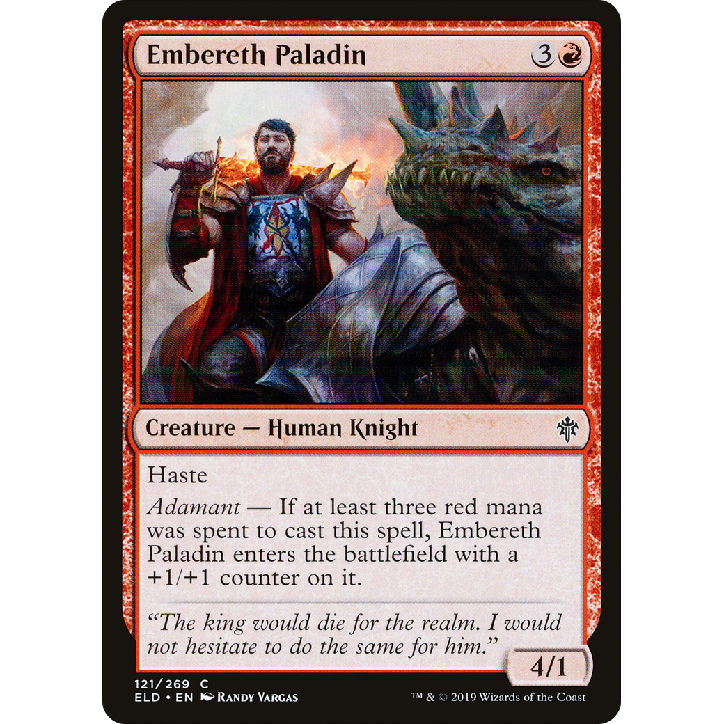 Embereth Paladin (ELD-121) - Throne of Eldraine