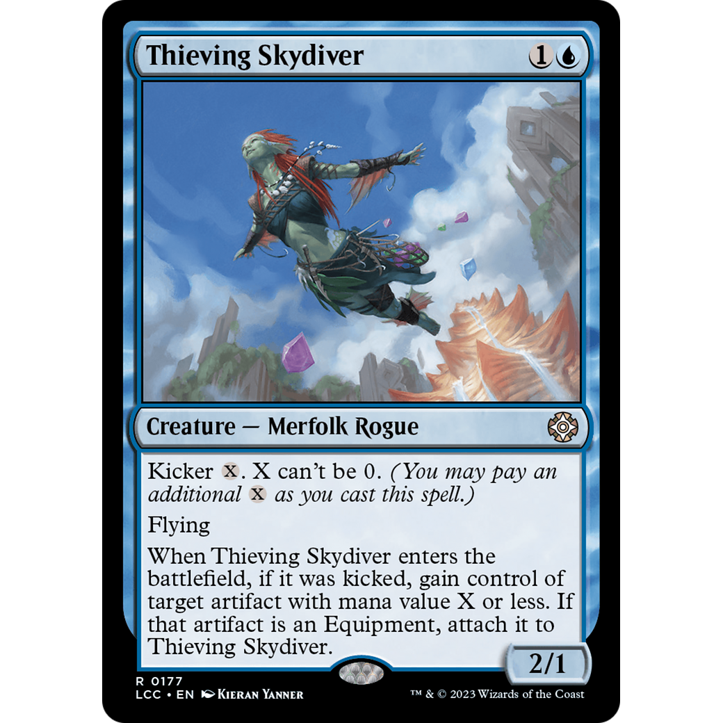 Thieving Skydiver (LCC-177) - The Lost Caverns of Ixalan Commander
