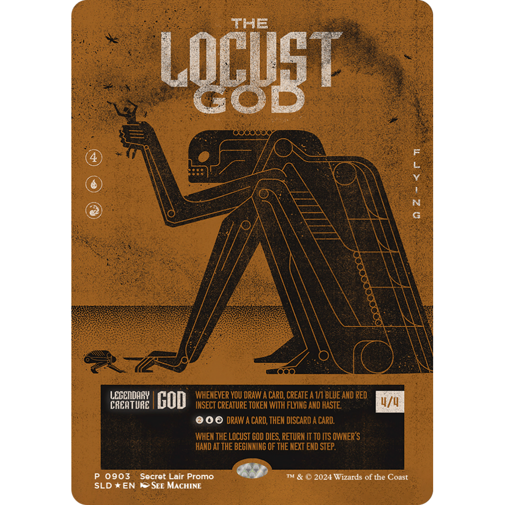 The Locust God (SLD-903) - Secret Lair Drop (Borderless) Foil