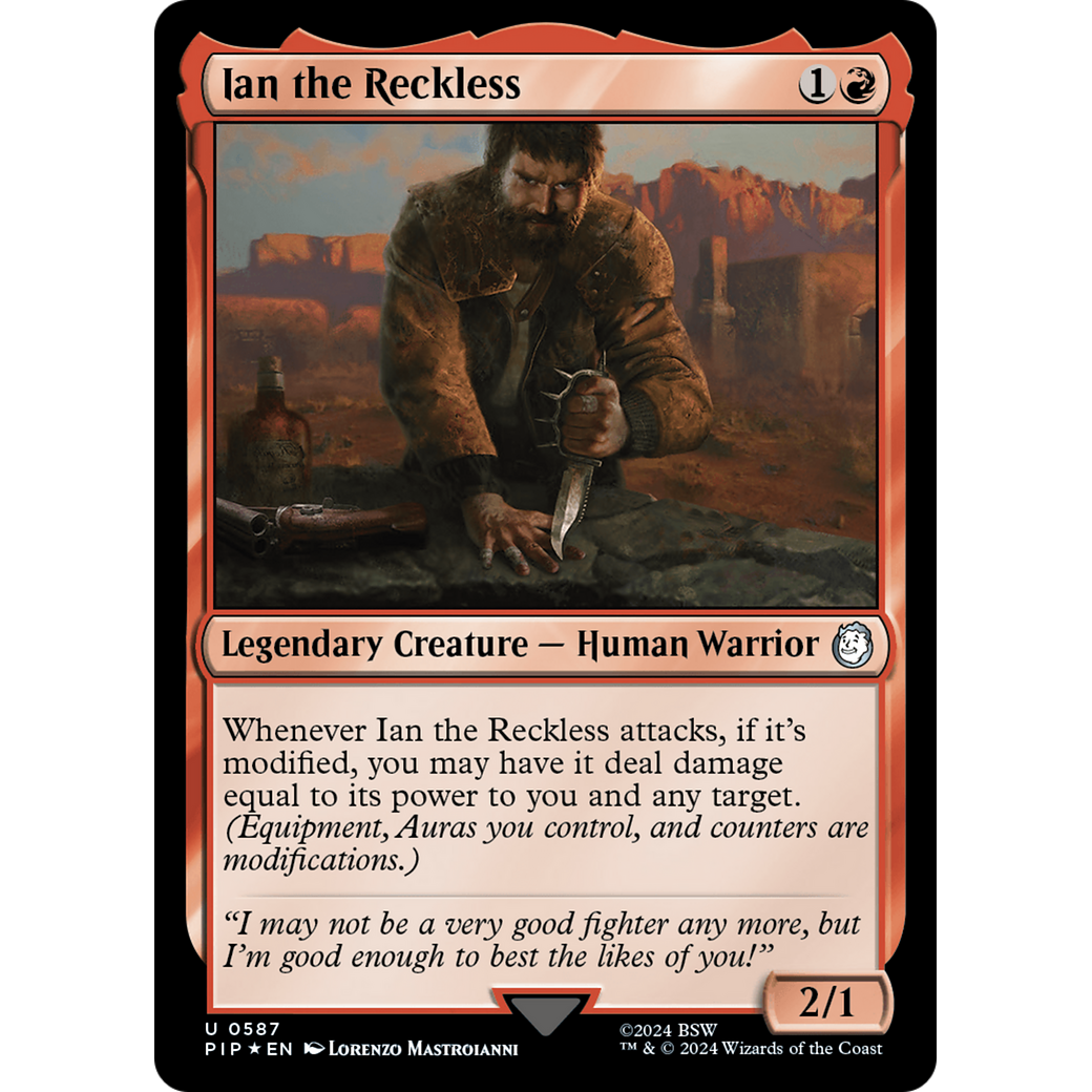 Ian the Reckless (PIP-587) - Fallout Foil