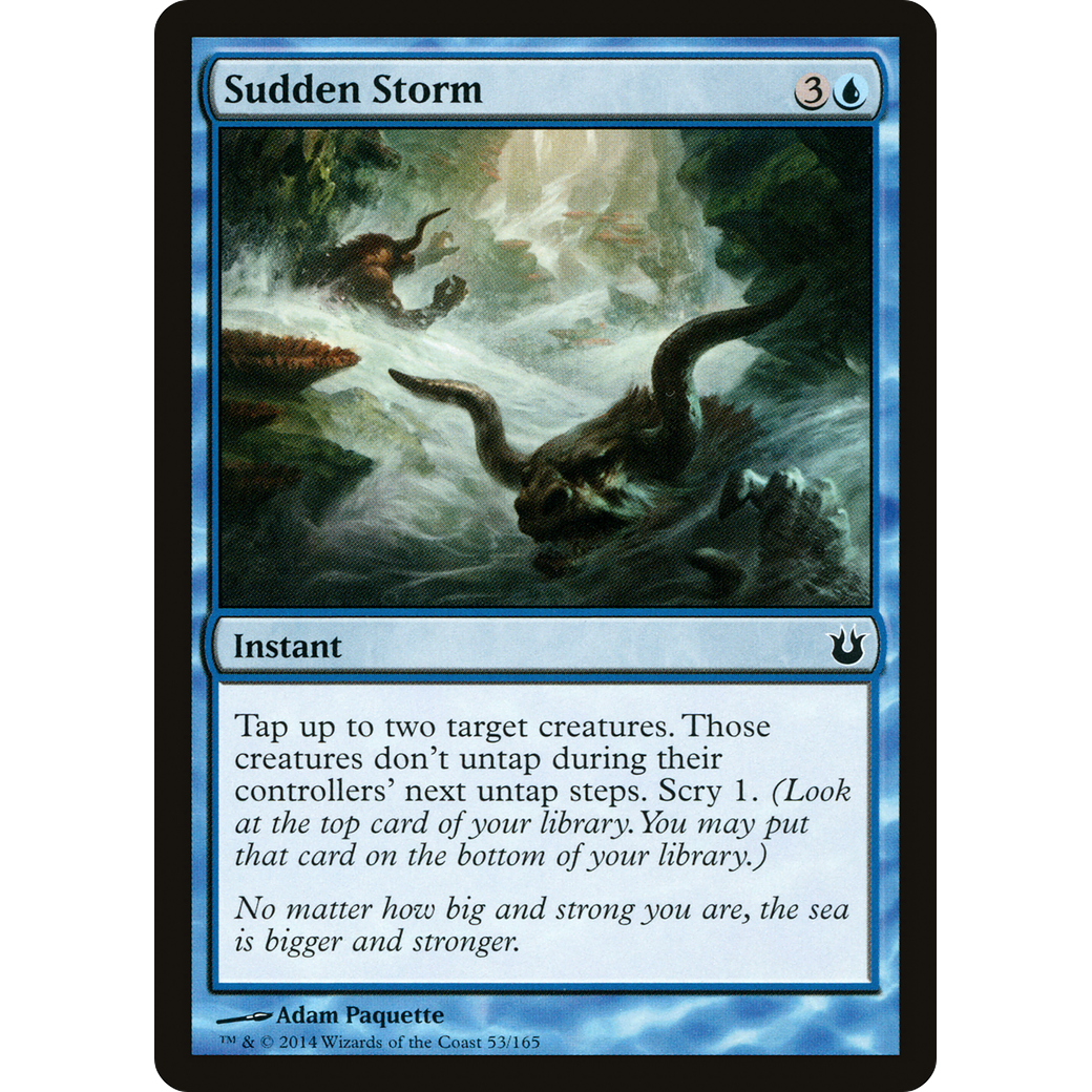 Sudden Storm (BNG-053) - Born of the Gods Foil