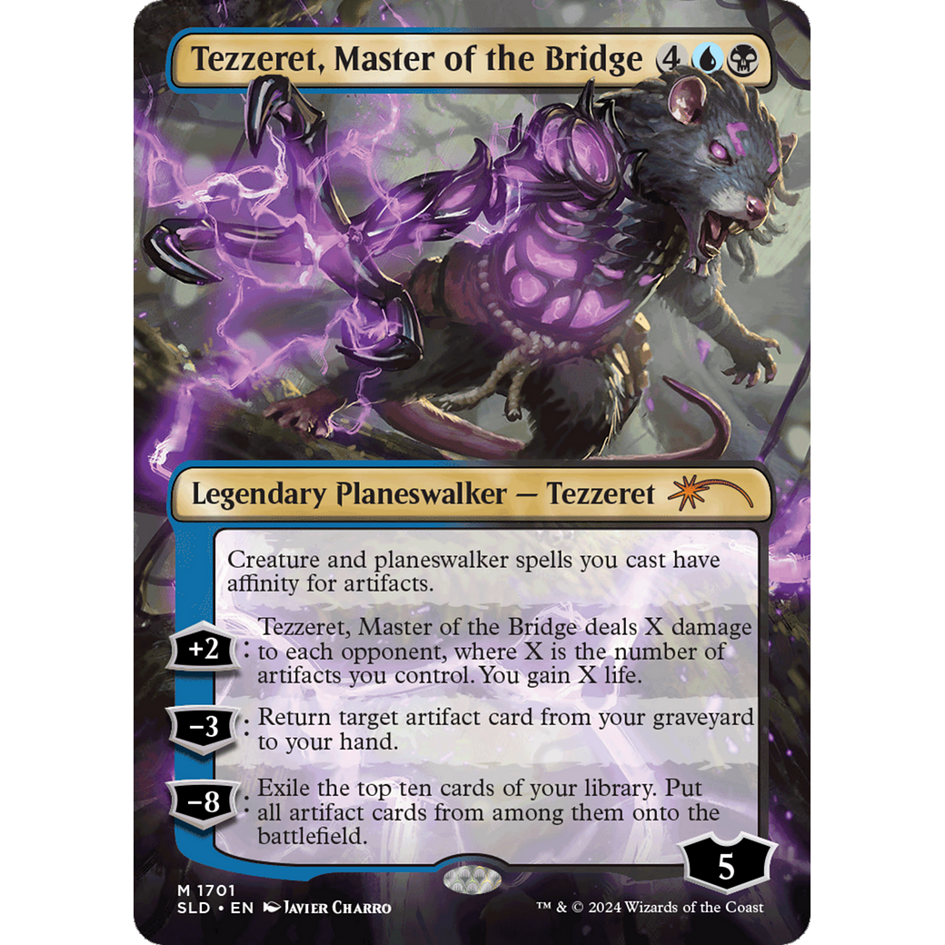 Tezzeret, Master of the Bridge (SLD-1701) - Secret Lair Drop (Borderless)