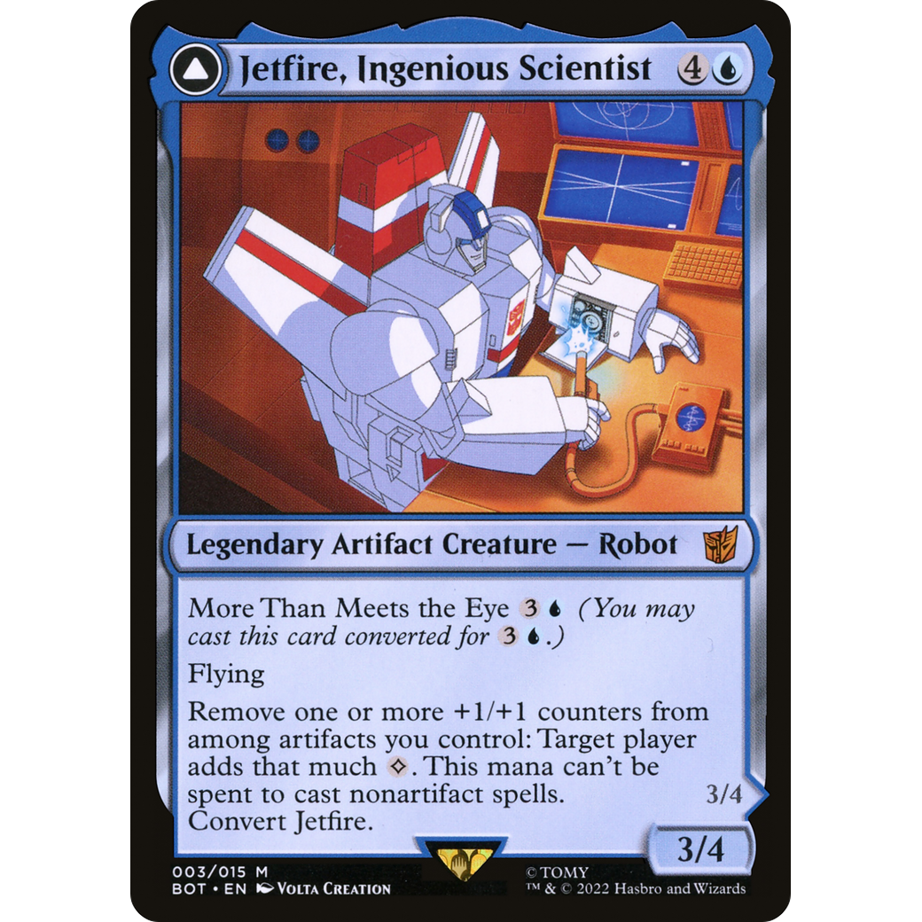 Jetfire, Ingenious Scientist (BOT-003) - Transformers: (convertdfc)