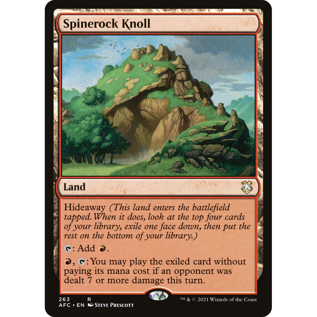 Spinerock Knoll (AFC-263) - Forgotten Realms Commander