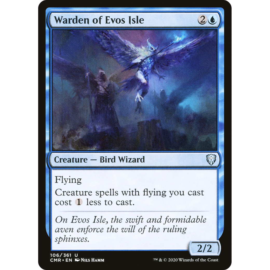 Warden of Evos Isle (CMR-106) - Commander Legends Foil