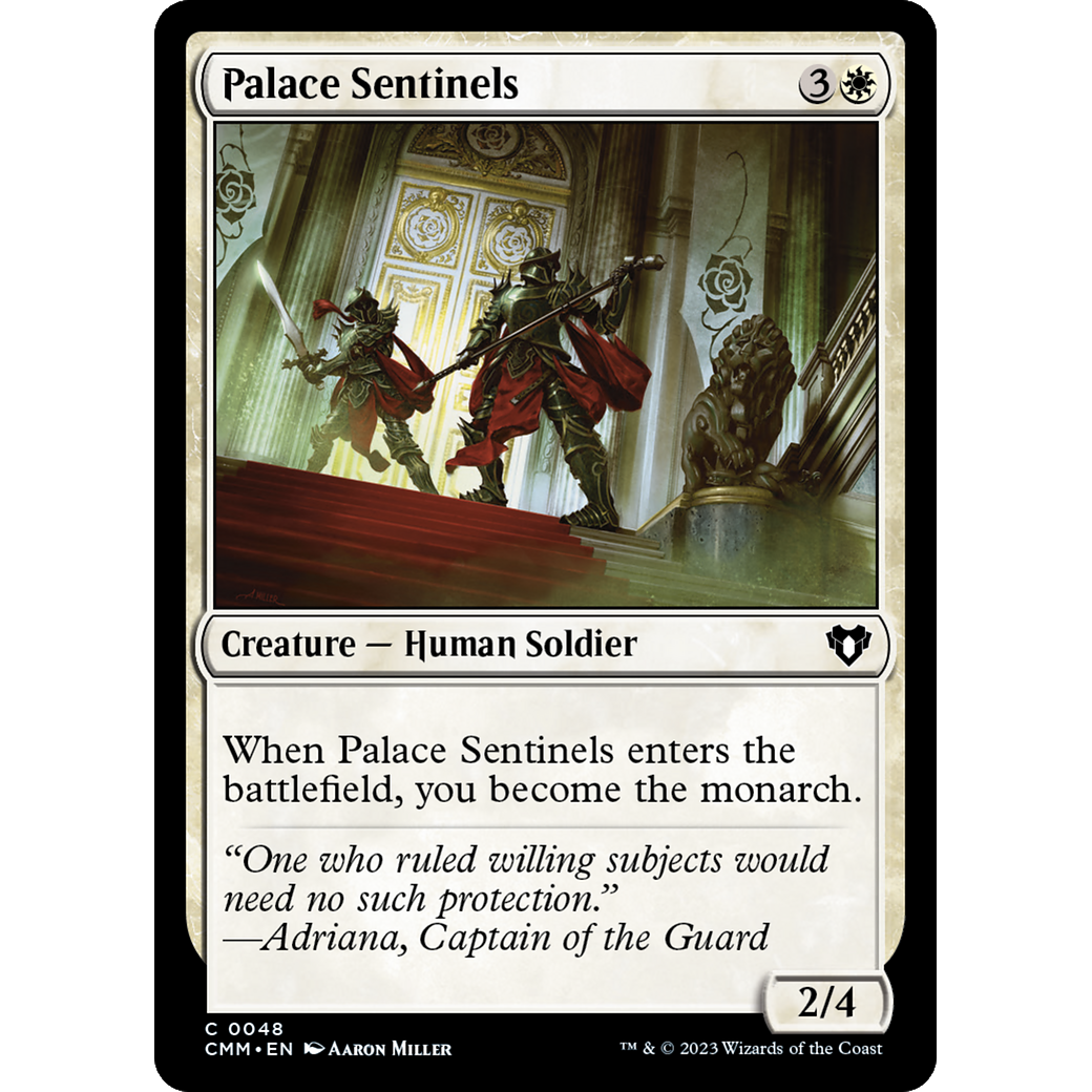 Palace Sentinels (CMM-048) - Commander Masters Foil