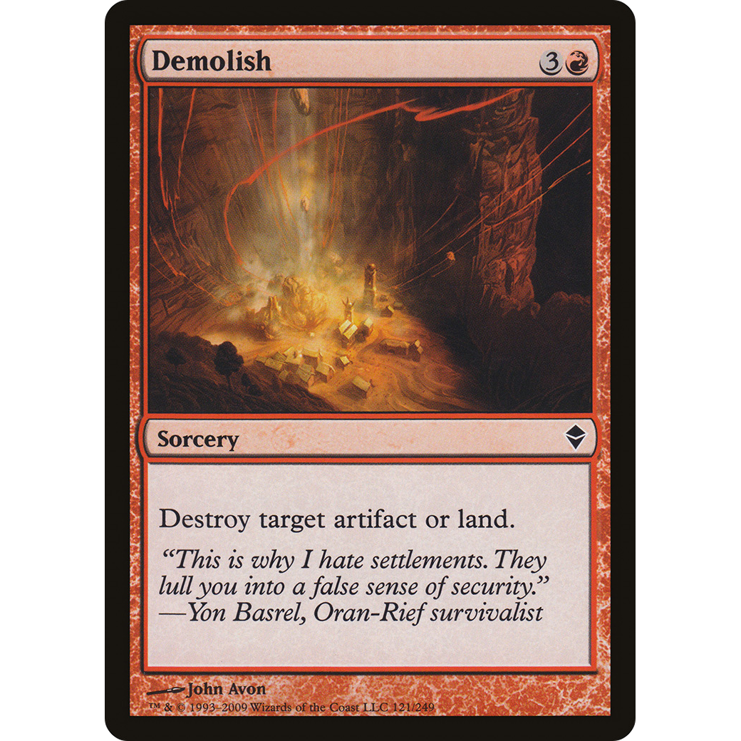Demolish (ZEN-121) - Zendikar Foil