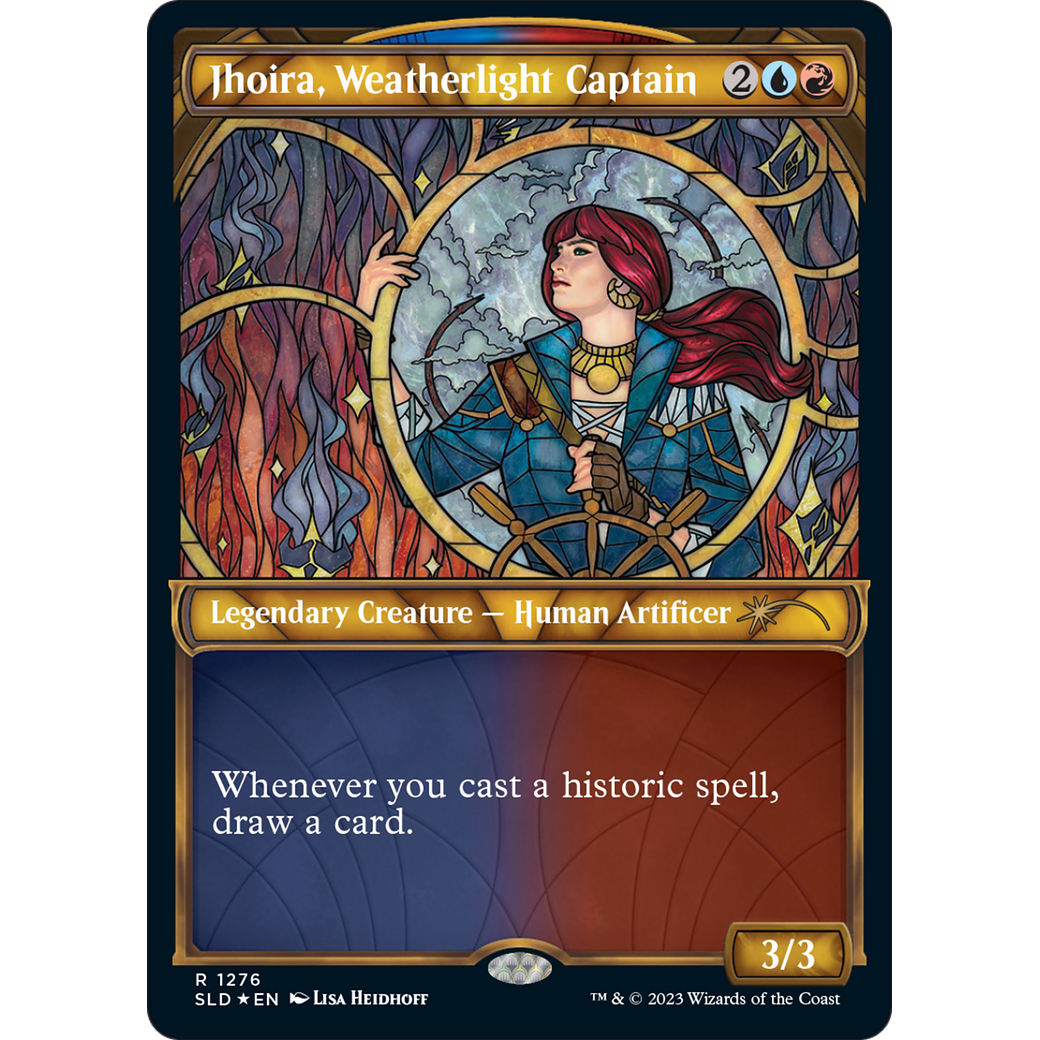 Jhoira, Weatherlight Captain (Halo Foil) (SLD-1276) - Secret Lair Drop: (Showcase) Foil
