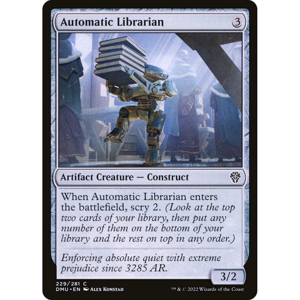 Automatic Librarian (DMU-229) - Dominaria United
