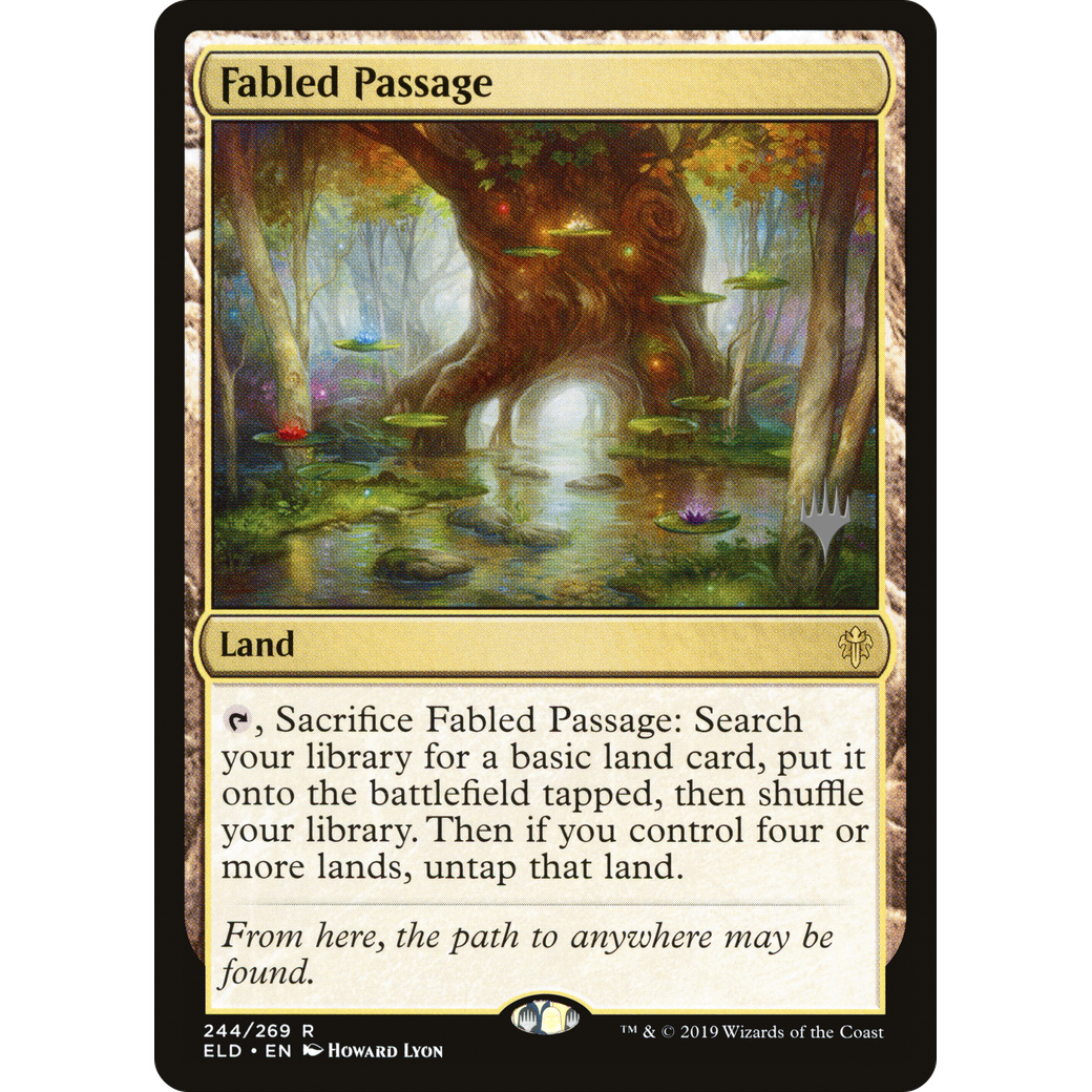 Fabled Passage (PPELD-244) - Throne of Eldraine Promos Foil