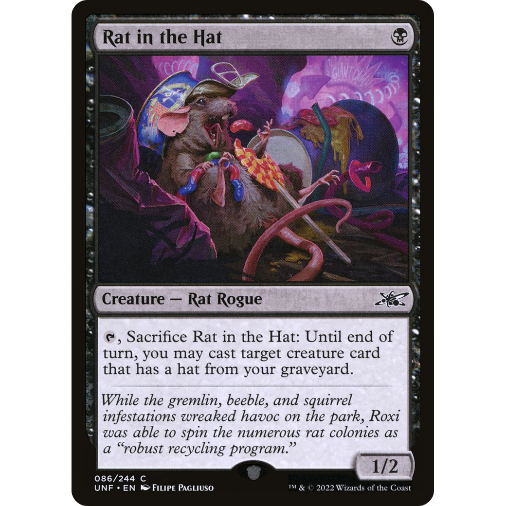 Rat in the Hat (UNF-086) - Unfinity Foil