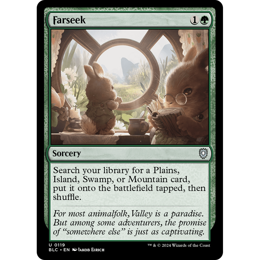 Farseek (BLC-119) - Bloomburrow Commander