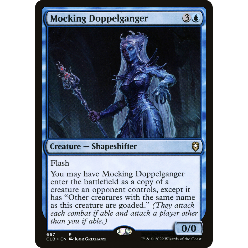 Mocking Doppelganger (CLB-667) - Commander Legends: Battle for Baldur's Gate