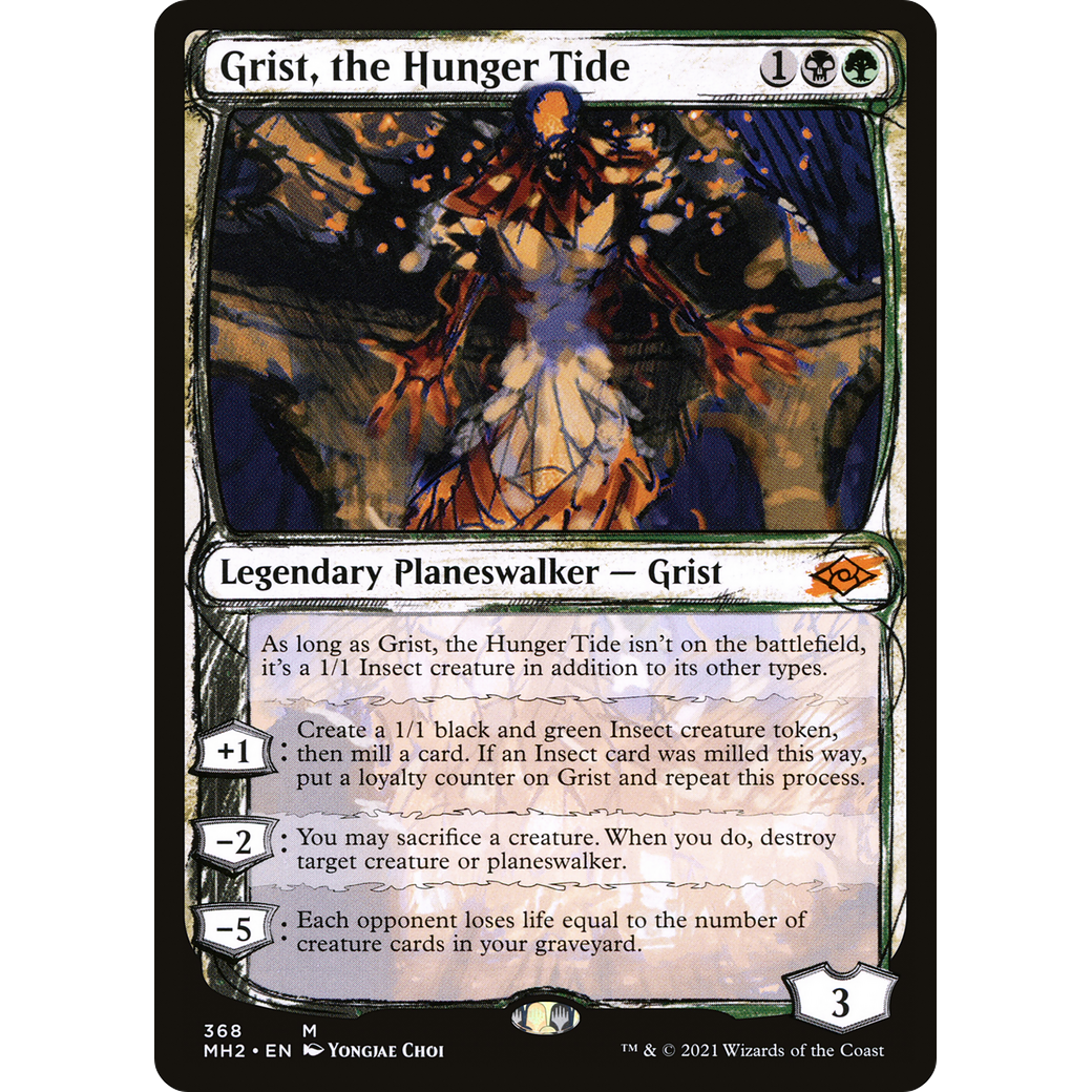 Grist, the Hunger Tide (Showcase) (MH2-368) - Modern Horizons 2: (Showcase) Foil