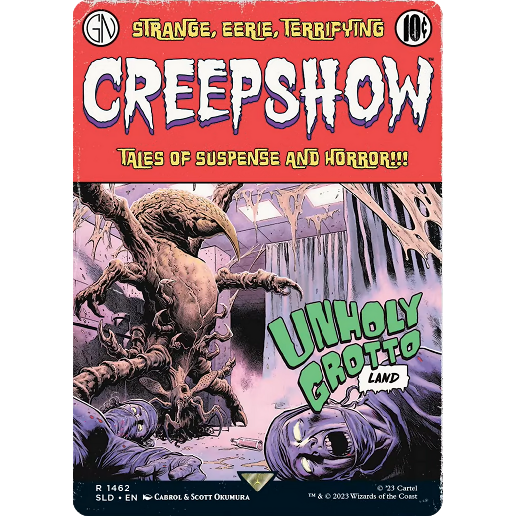 Unholy Grotto (SLD-1462) - Secret Lair Drop: (Full Art) (Borderless) Foil