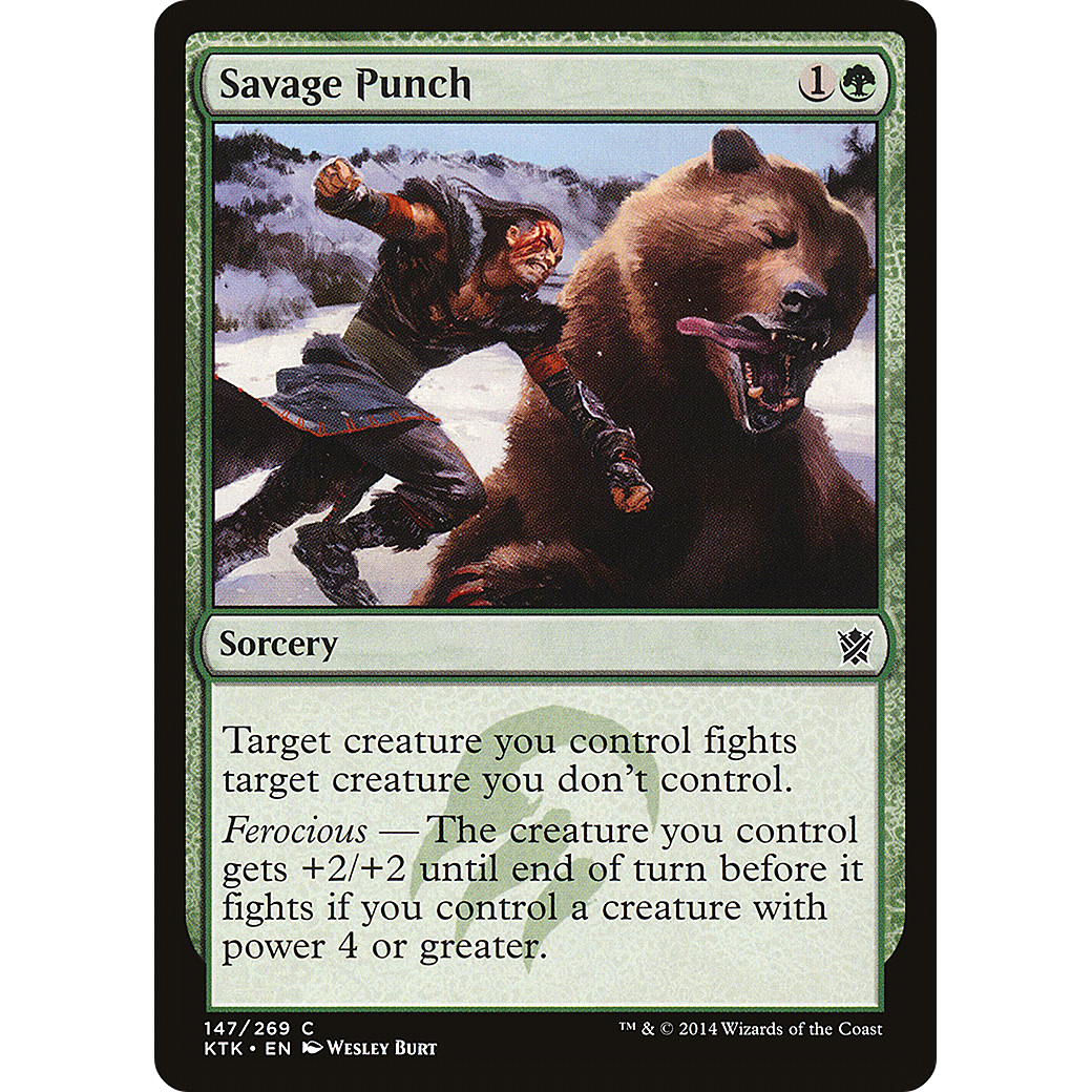 Savage Punch (KTK-147) - Khans of Tarkir