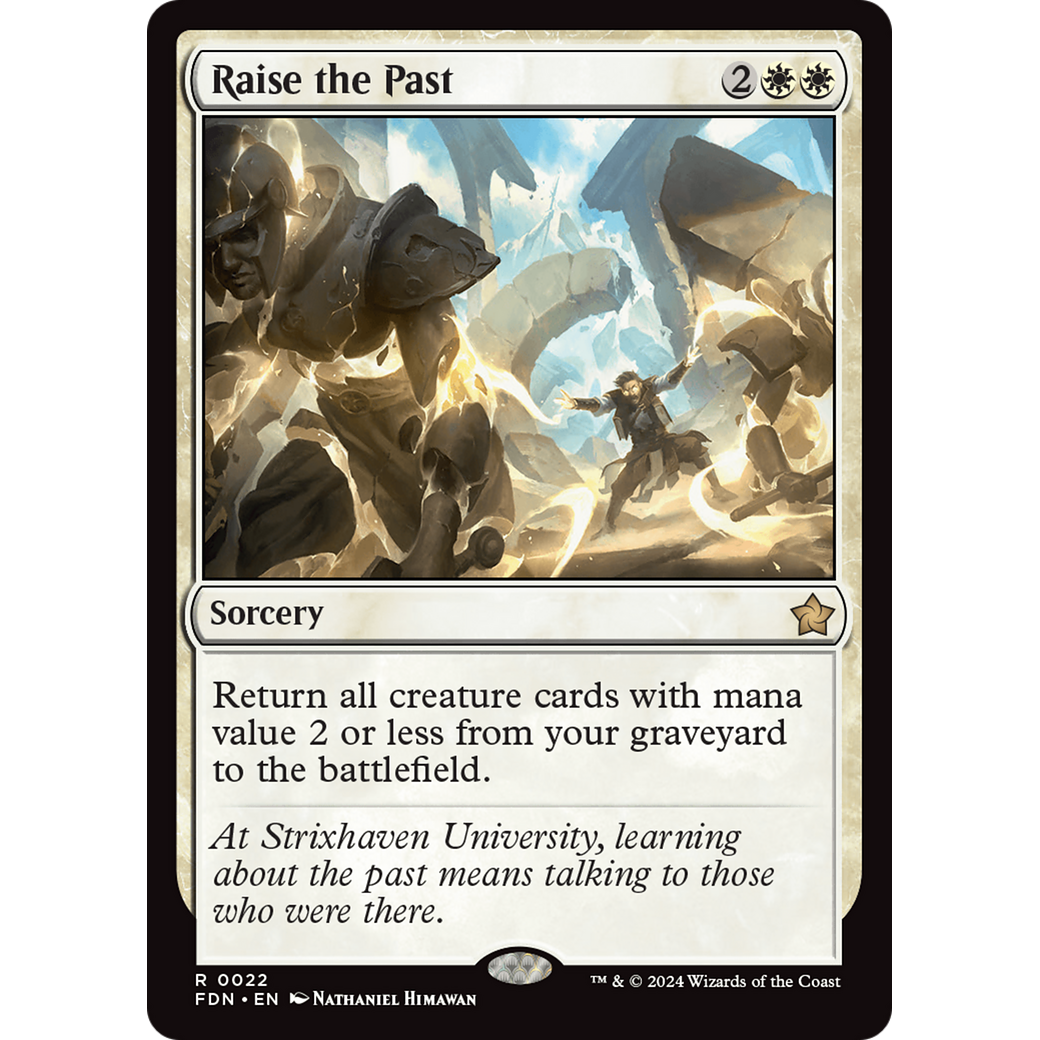 Raise the Past (FDN-022) - Foundations Foil