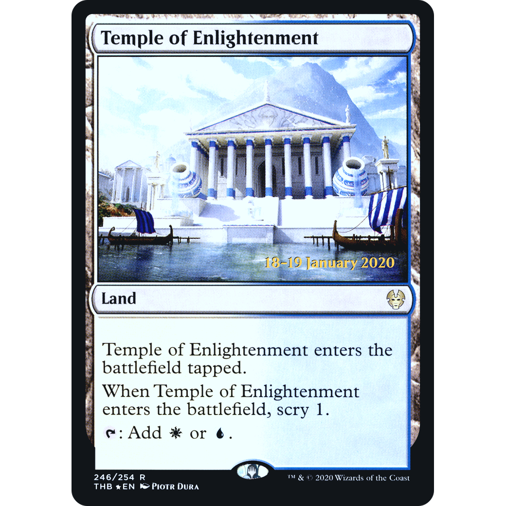 Temple of Enlightenment (PRE-246) - Theros Beyond Death Promos Foil