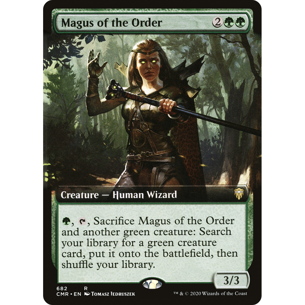 Magus of the Order (Extended Art) (CMR-682) - Commander Legends: (Extended Art) Foil