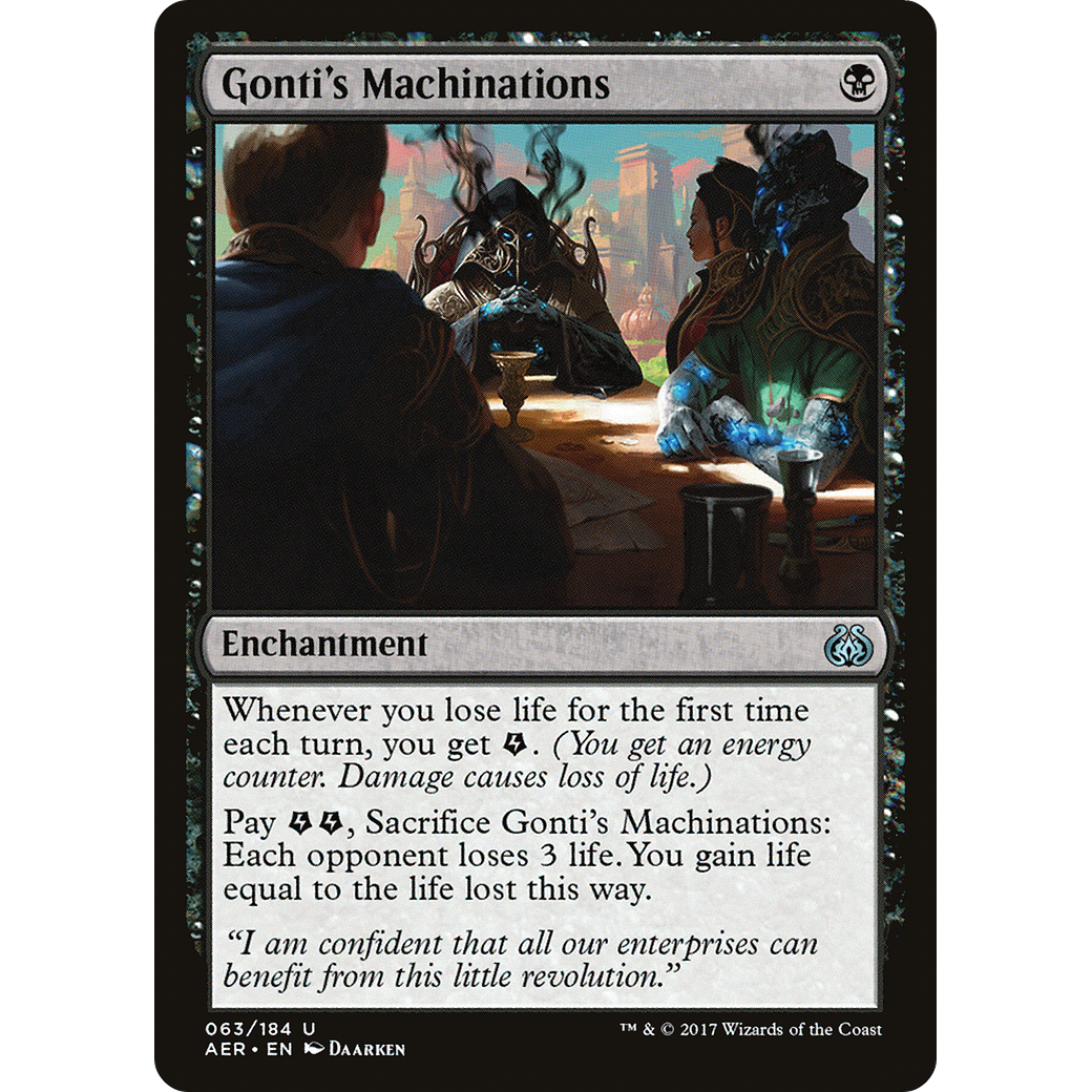 Gonti's Machinations (AER-063) - Aether Revolt Foil