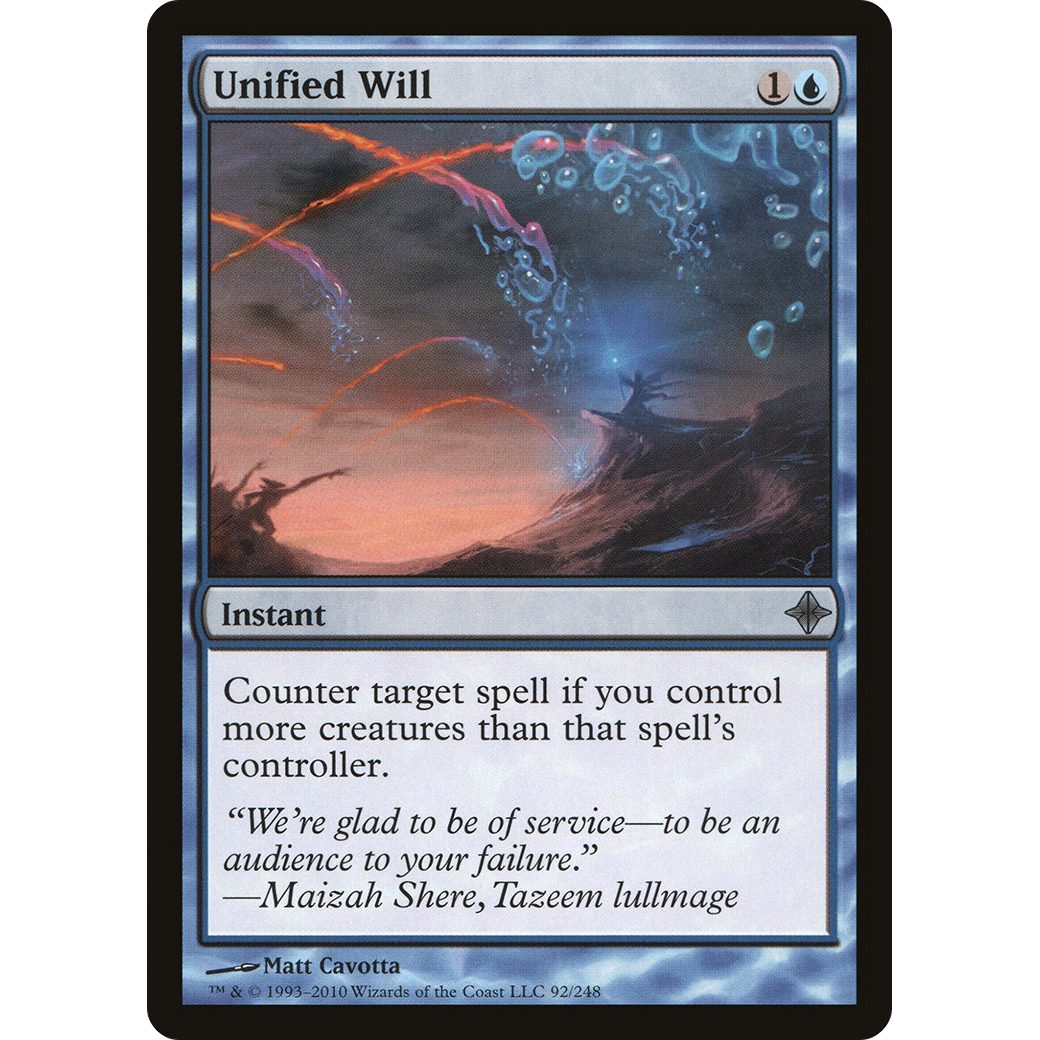 Unified Will (ROE-092) - Rise of the Eldrazi Foil