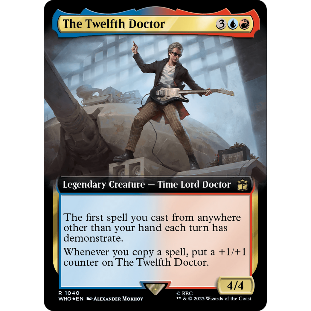 The Twelfth Doctor (Extended Art) (Surge Foil) (WHO-1040) - Doctor Who: (Extended Art) Foil