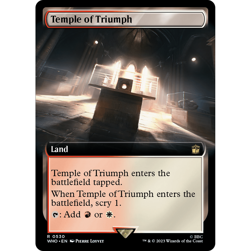 Temple of Triumph (Extended Art) (WHO-530) - Doctor Who: (Extended Art)