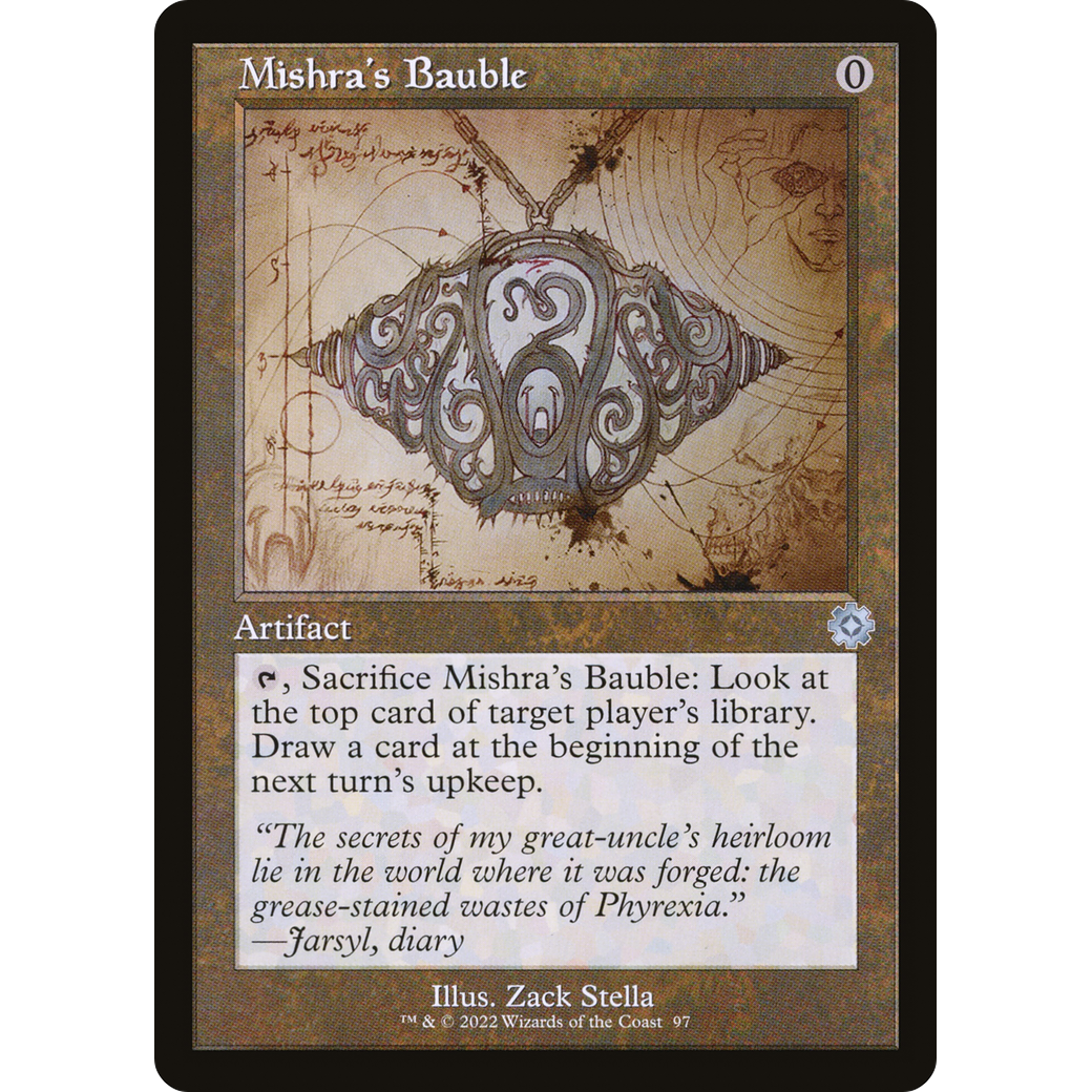 Mishra's Bauble (Schematic) (BRR-097) - The Brothers' War Retro Artifacts Foil