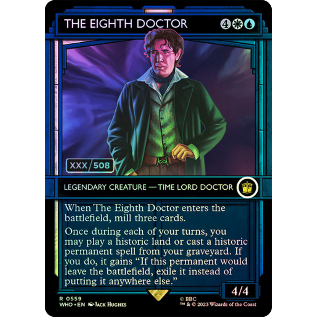 The Eighth Doctor (Serial Numbered) (WHO-559) - Doctor Who: (Showcase) (Borderless) Foil