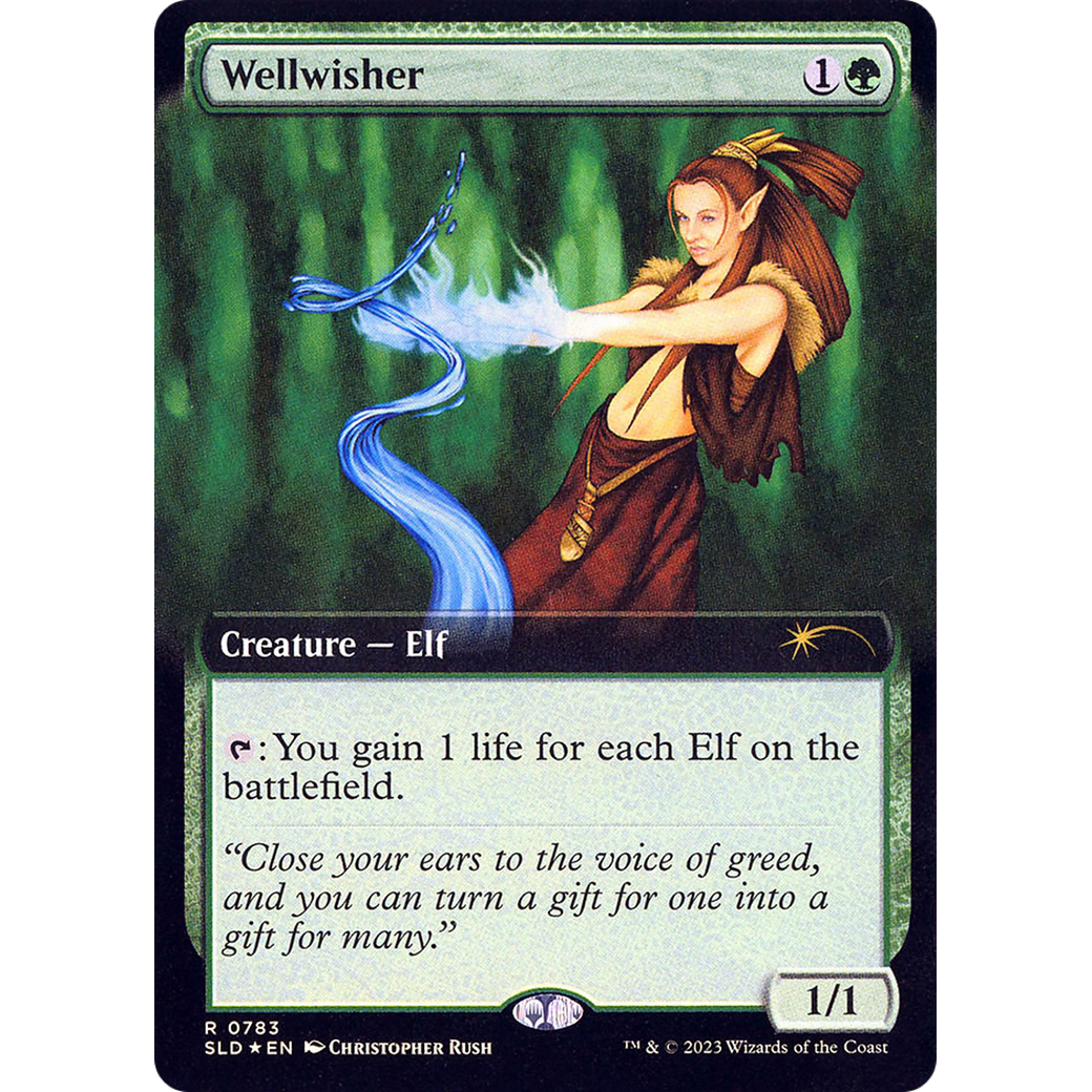 Wellwisher (Extended Art) (SLD-783) - Secret Lair Drop: (Extended Art) Foil