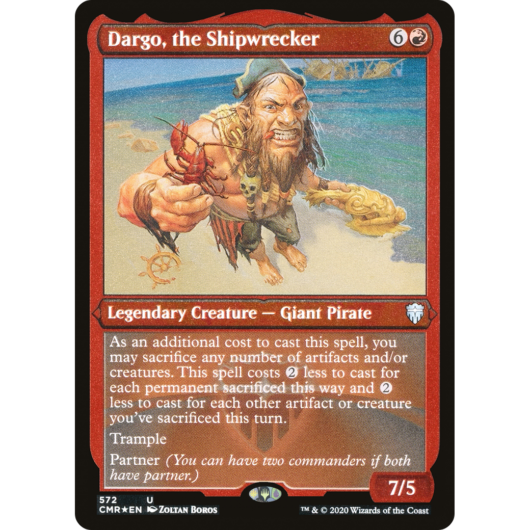 Dargo, the Shipwrecker (Foil Etched) (CMR-572) - Commander Legends Foil