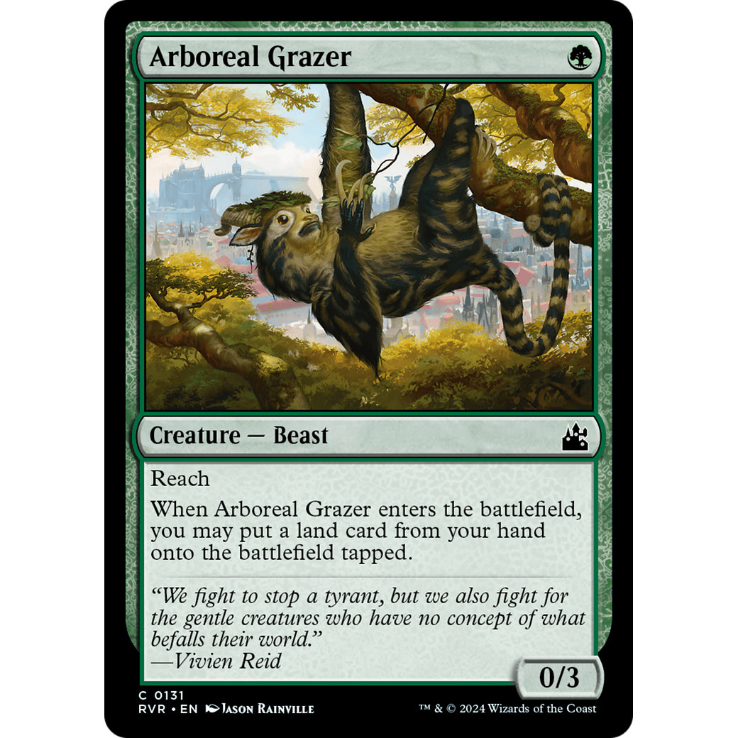 Arboreal Grazer (RVR-131) - Ravnica Remastered Foil