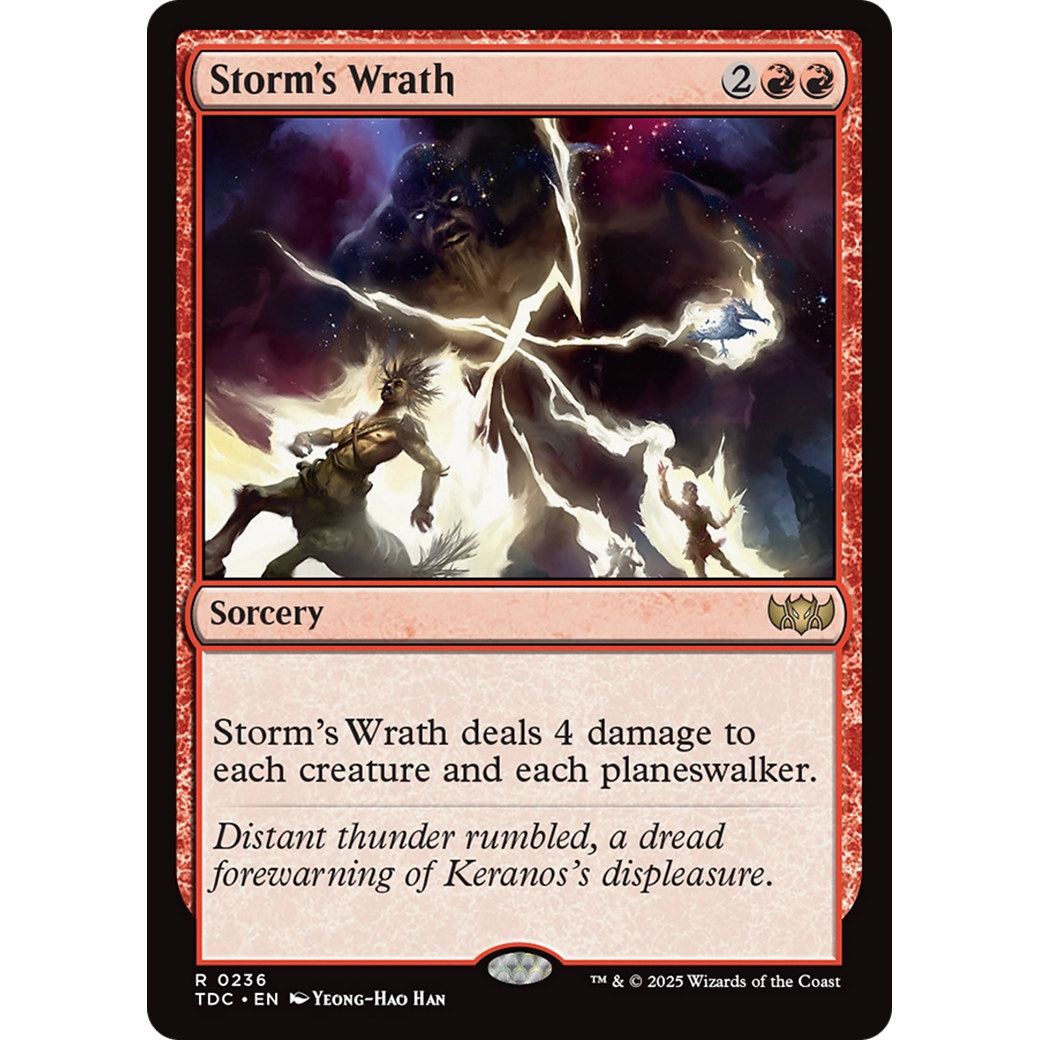 Storm's Wrath (TDC-236) - Commander: Tarkir: Dragonstorm