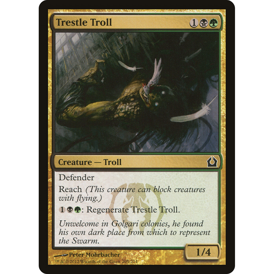 Trestle Troll (RTR-205) - Return to Ravnica Foil