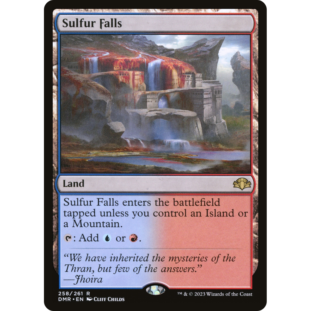 Sulfur Falls (DMR-258) - Dominaria Remastered Foil