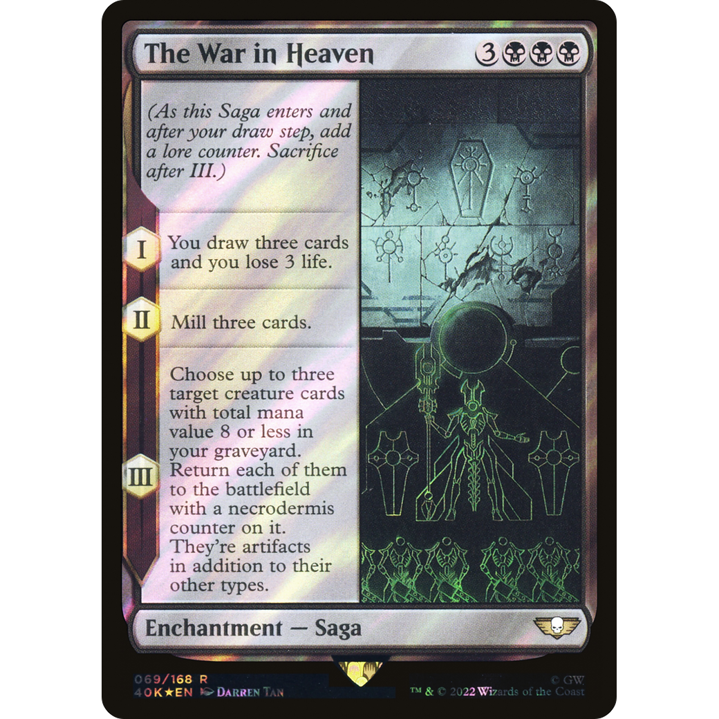 The War in Heaven (40K-069) - Warhammer 40,000 Commander Foil
