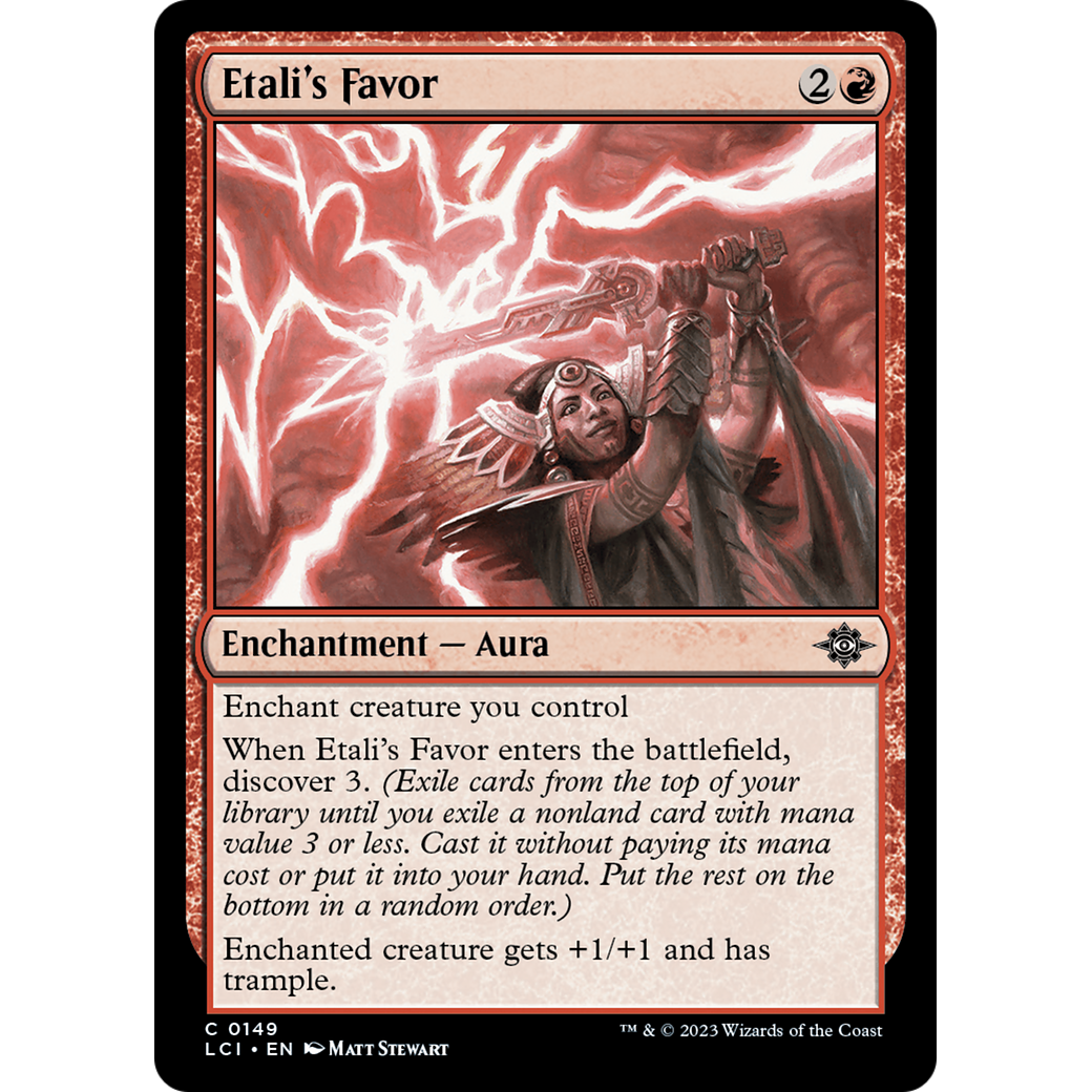 Etali's Favor (LCI-149) - The Lost Caverns of Ixalan Foil
