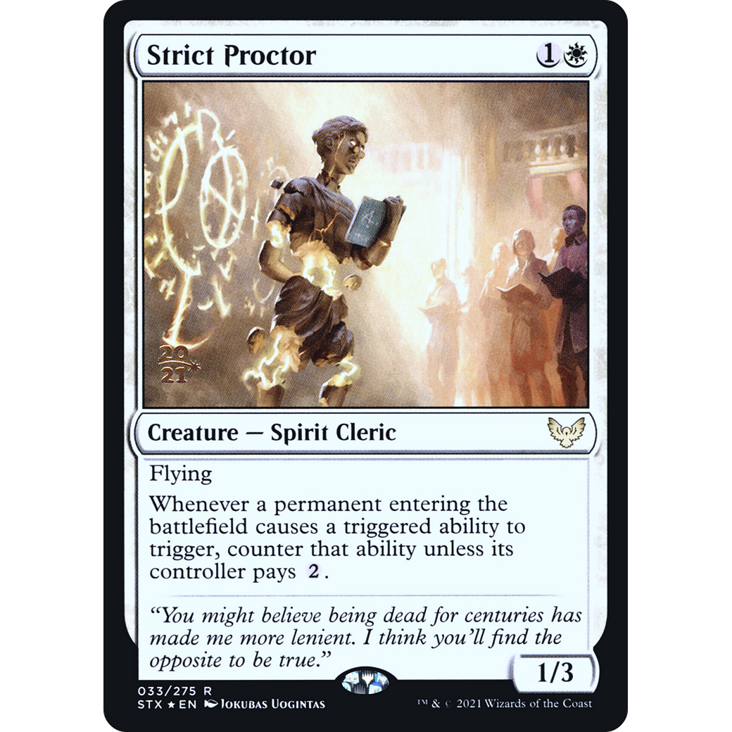 Strict Proctor (PRE-033) - Strixhaven: School of Mages Promos Foil