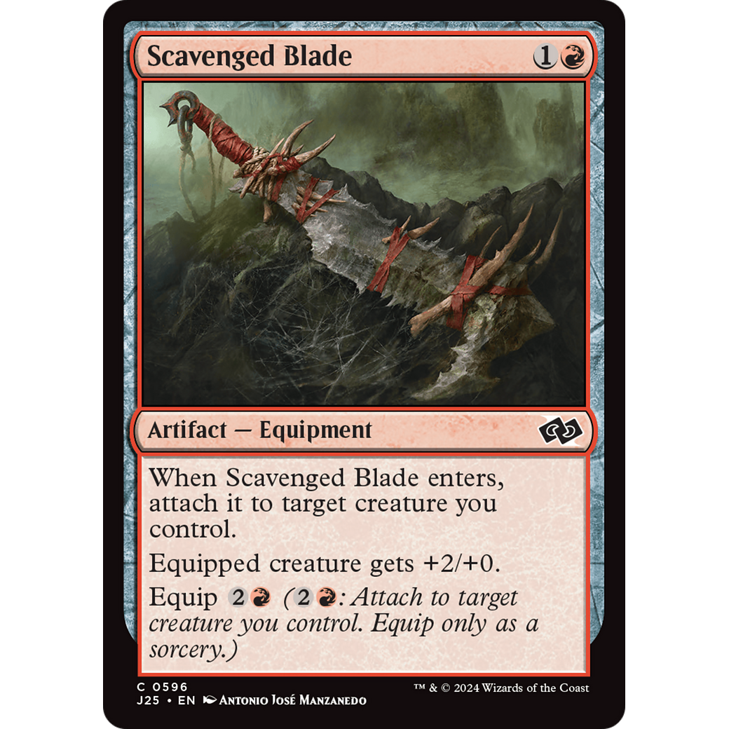 Scavenged Blade (J25-596) - Foundations Jumpstart