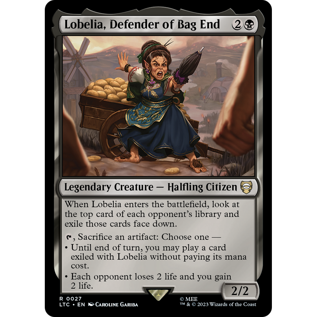 Lobelia, Defender of Bag End (LTC-027) - Tales of Middle-earth Commander