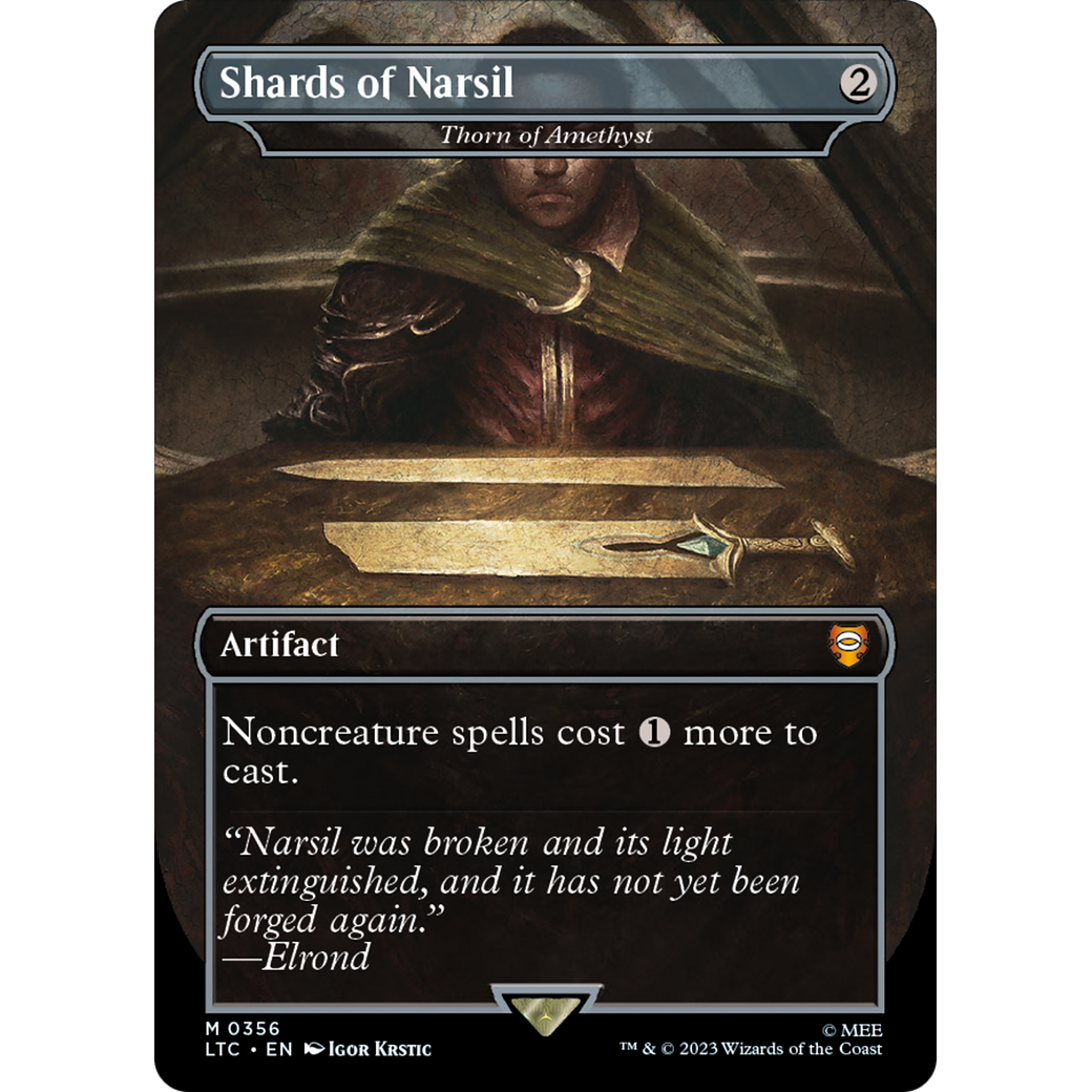 Thorn of Amethyst (LTC-356) - Tales of Middle-earth Commander / Shards of Narsil (Borderless)