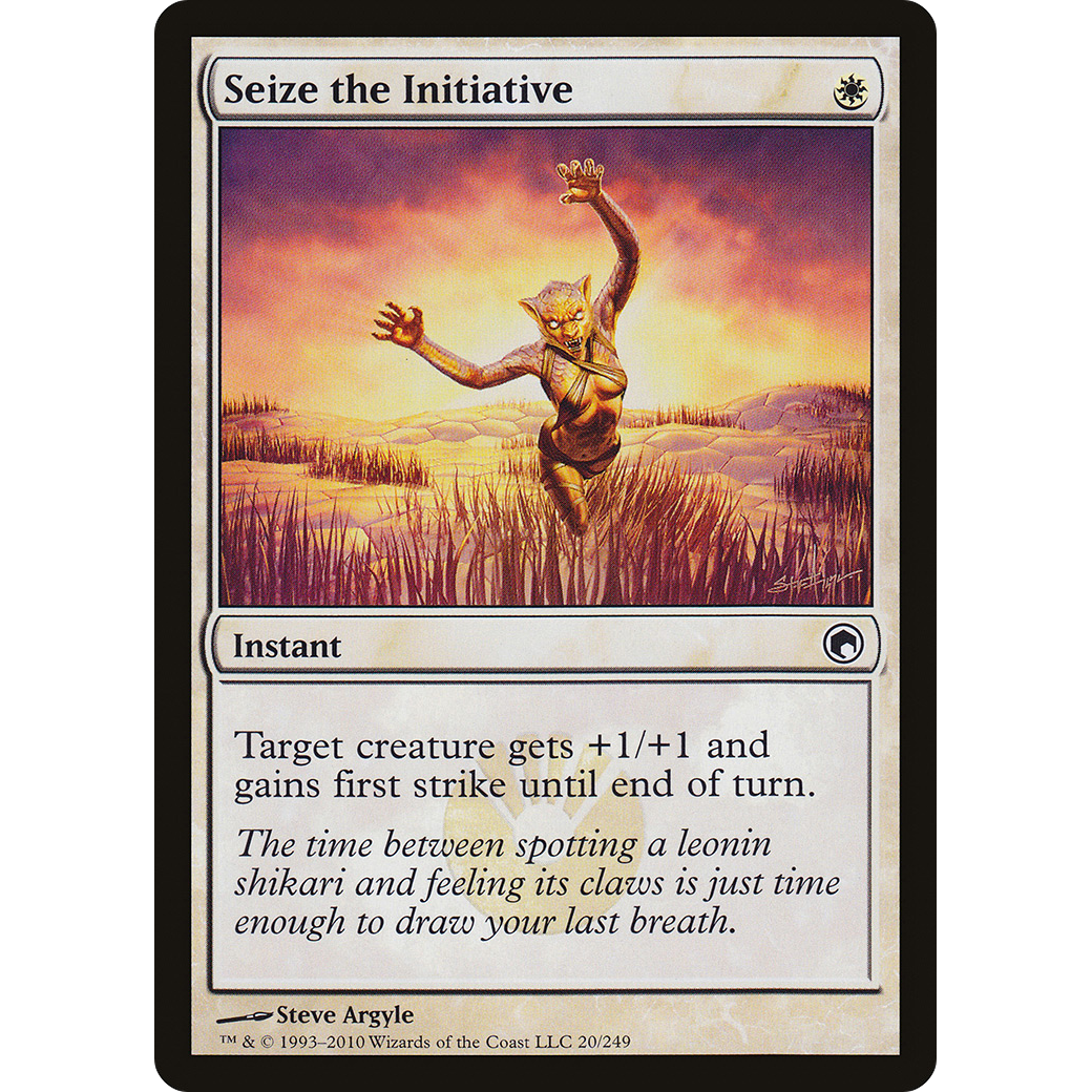 Seize the Initiative (SOM-020) - Scars of Mirrodin